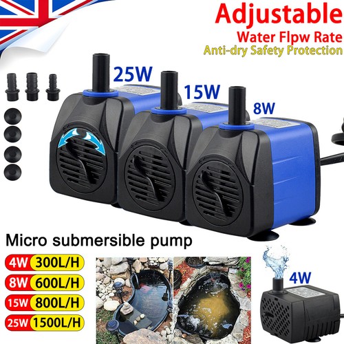 25w 1500l hour submersible - 1500l/hour,