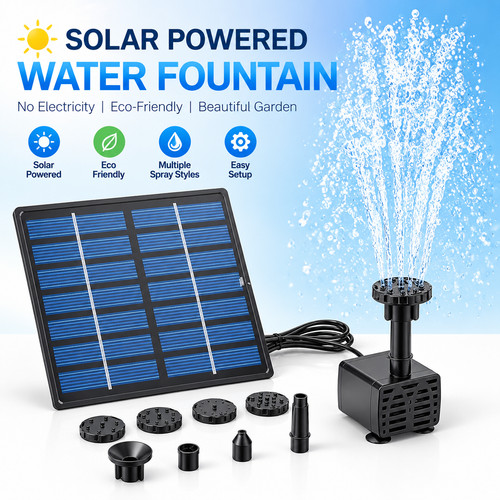 Solar fountain pump - solar,