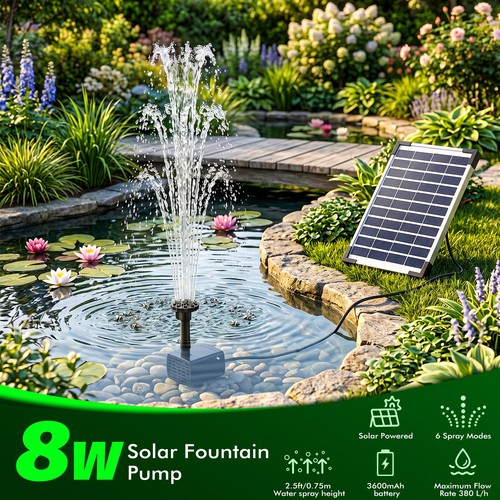 Solar powered water pond - powered,
